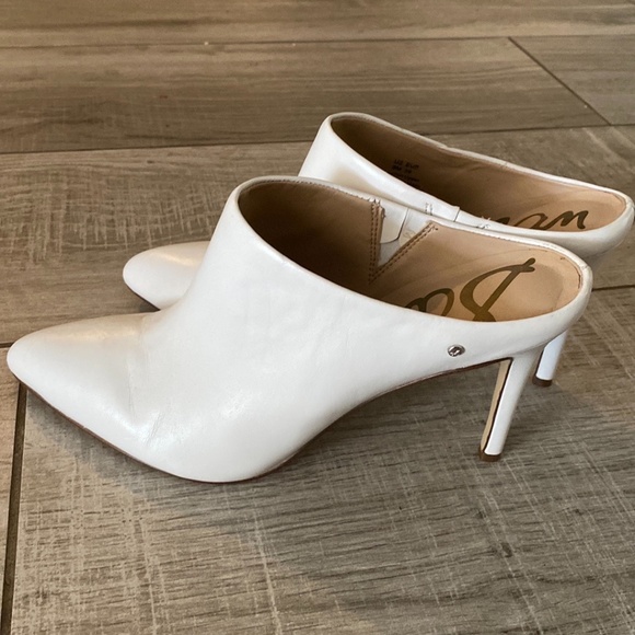 Sam Edelman White Mules - Picture 1 of 1